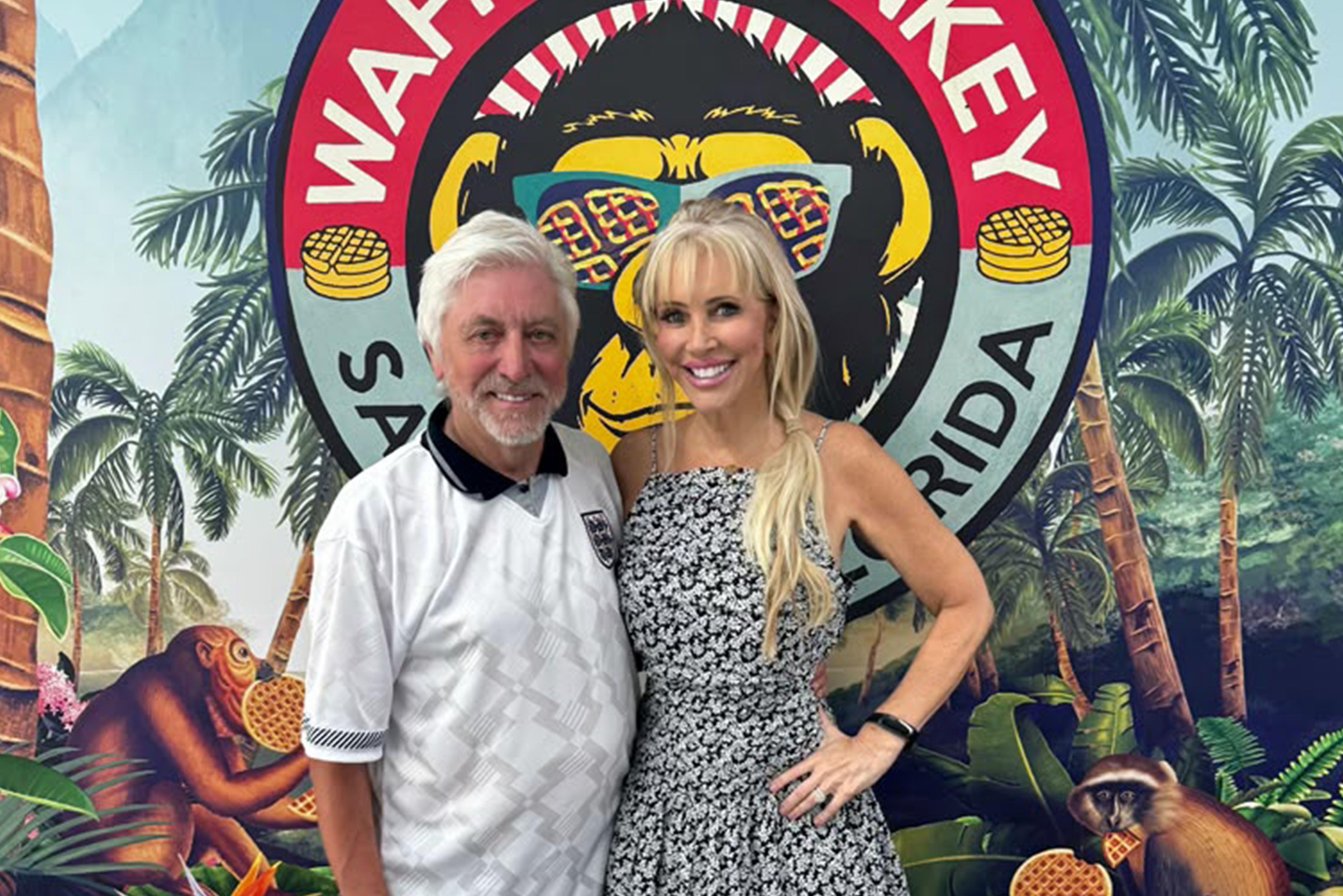 Pete and Kathryn Collins, owner-managers of Waffle Monkey Sarasota